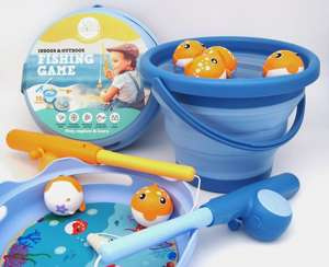 Wędkowanie z morską przygodą od compactToys - złów 6 kolorowych rybek! - OUTLET