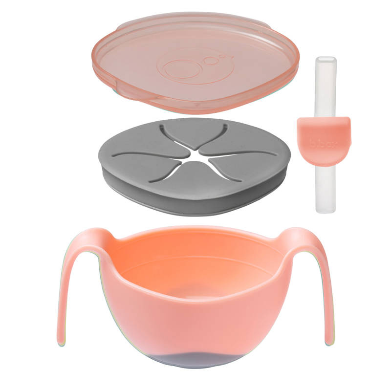 b.box miseczka 3w1: słomka, niewysypek, pojemnik, Gelato Tutti Frutti