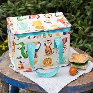 Rex London Torba termiczna na lunch - torba piknikowa termoizolacyjna z rączkami Dzikie Zwierzęta
