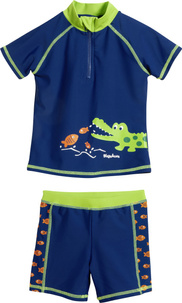 Playshoes Zestaw kąpielowy UV 2w1 Krokodyl dla chłopca