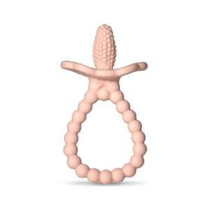 Gryzak silikonowy Soczysta Malina Plus, różowy, RazBaby, OUTLET