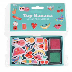 Stempelki dla dzieci, 13 szt., Top Banana, 3+, Rex London
