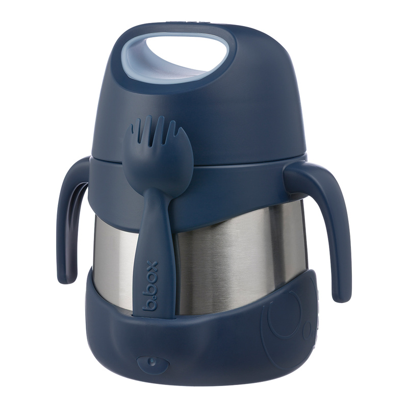 B.box Termos obiadowy na zupę i obiad  dla dzieci  335 ml Midnight