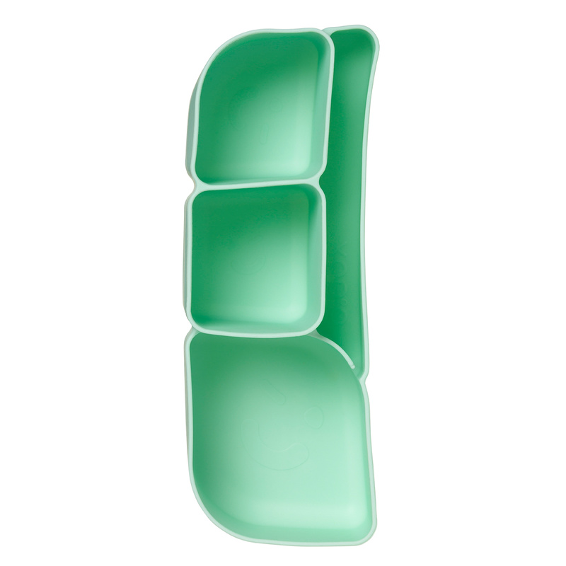 b.box Silikonowy wkład do lunchboxa z przegrodą na sztućce Forest