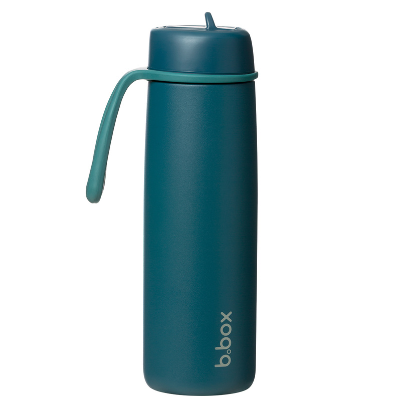 b.box Butelka termiczna ze stali nierdzewnej | składany ustnik 690 ml, Sea Glass