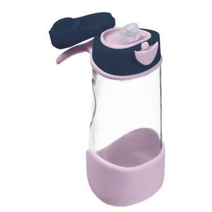 B.box Butelka na wodę - bidon z ustnikiem dla dziecka tritanowy 450 ml Indigo Rose