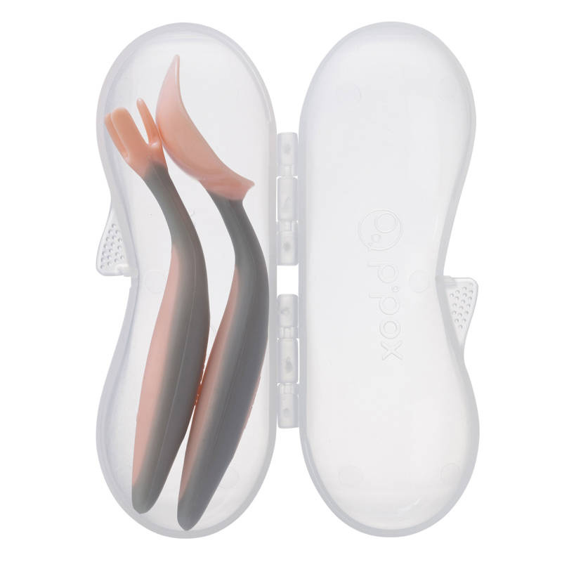 B.box Sztućce dla niemowląt i dzieci do nauki jedzenia Gelato Tutti Frutti