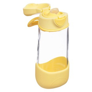B.box Butelka na wodę - bidon z ustnikiem dla dziecka tritanowy 450 ml Lemon Twist