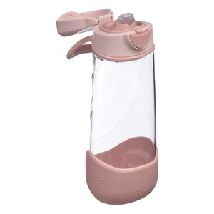 B.box Butelka na wodę - bidon z ustnikiem dla dziecka tritanowy 600 ml Blush Crush