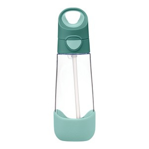 b.box Bidon dla dziecka - butelka na wodę ze słomką tritanowa 600ml Emerald Forest