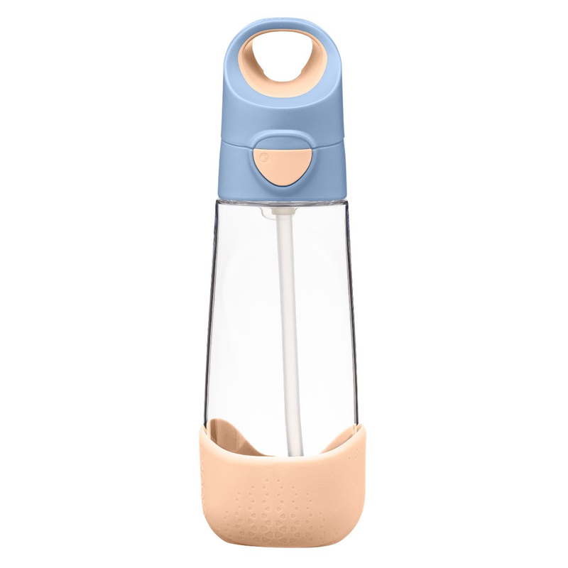 b.box Bidon dla dziecka - butelka na wodę ze słomką tritanowa 600ml Feeling Peachy
