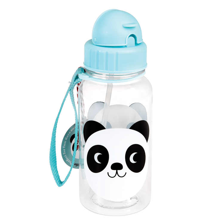 Rex London Bidon ze słomką 500 ml Panda Miko