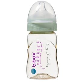 B.box butelka dla noworodka i niemowlaka do karmienia wykonana z PPSU 180 ml Sage