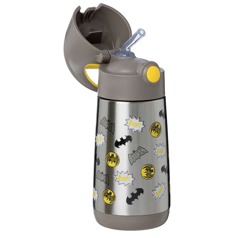 Batman by b.box butelka termiczna - bidon dla dzieci ze słomką 350 ml