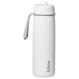 b.box Butelka termiczna ze stali nierdzewnej | składany ustnik 690 ml, White Out