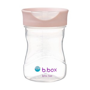 B.box Kubek do nauki picia dla dziecka - kubek treningowy plastikowy 240 ml Blush