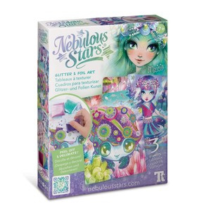Nebulous Stars Album do scrapbookingu – zestaw kreatywny dla dzieci z folią i cyrkoniami 7+ Marinia