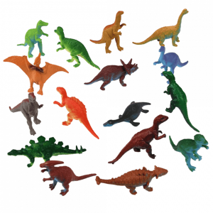 Figurki dinozaurów, zestaw 16 szt., Dinozaury, 3+, Rex London