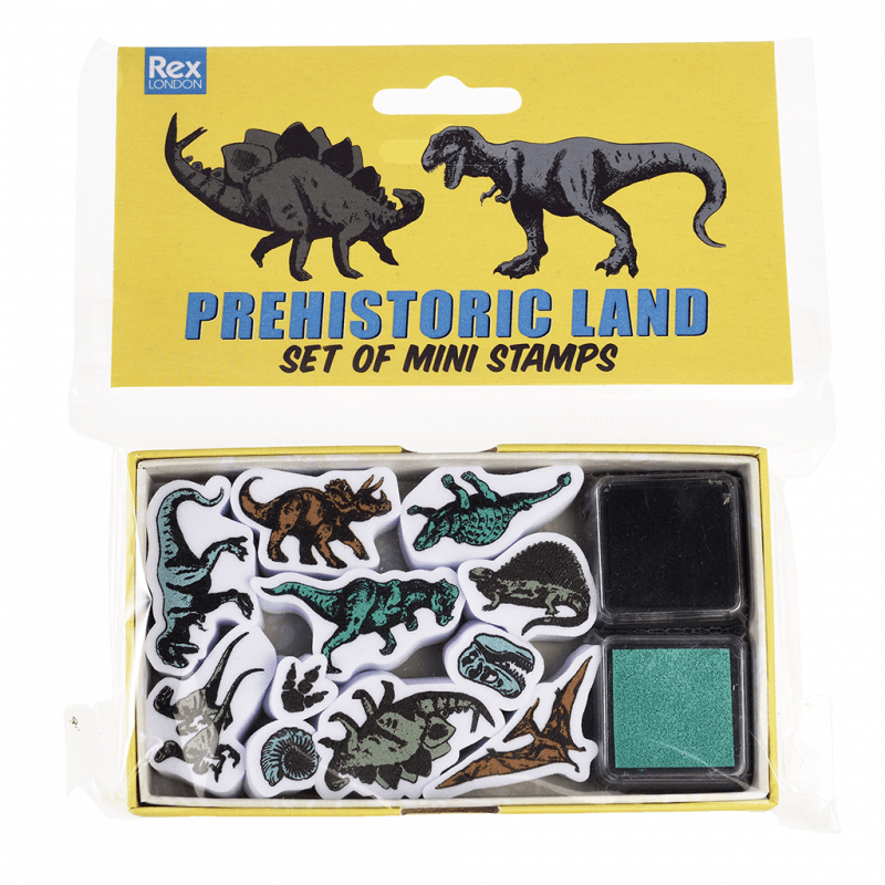 Stempelki dla dzieci, 11 szt., Dinozaury, 3+, Rex London