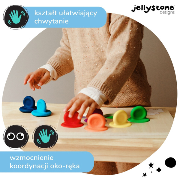 Balonowy Sorter, tęczowy, Jellystone Designs