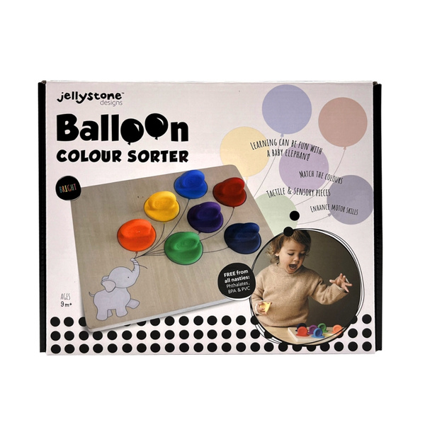 Balonowy Sorter, tęczowy, Jellystone Designs