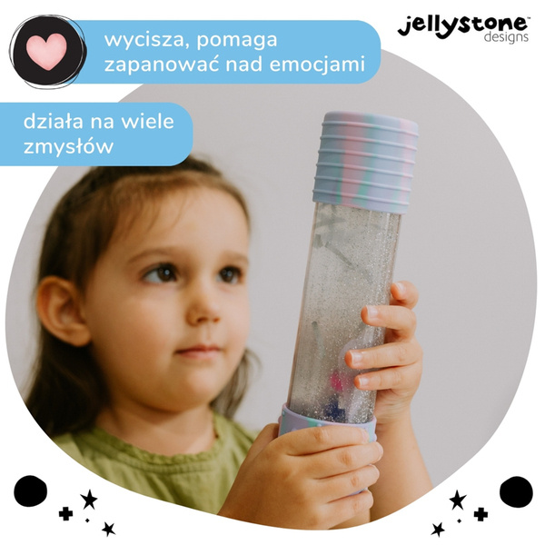 Butelka sensoryczna DIY, Jednorożec, Jellystone Designs, OUTLET