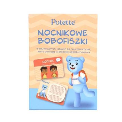 Poradnik odpieluchowania nocnikowe Bobofiszki dla dzieci,  9 kart, Potette 