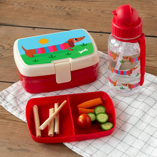 Rex London  Lunchbox z wyjmowaną tacką, Jamniki