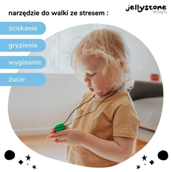 Wisiorek antystresowy Robot zielony Jellystone Designs