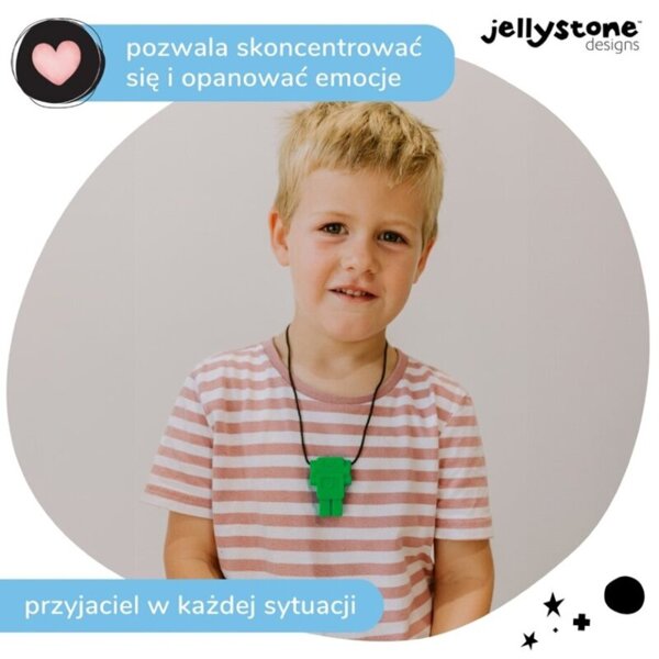 Wisiorek antystresowy Robot zielony Jellystone Designs