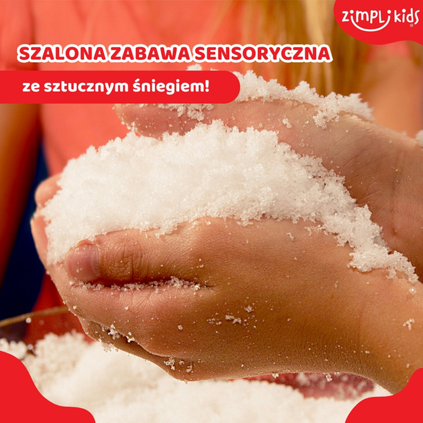 Zimpli Kids Sztuczny śnieg - zestaw do tworzenia kul śniegowych SnoBall Play 4 użycia 3+, OUTLET