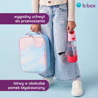  b.box Torba termiczna z rączką na lunchbox do szkoły – torba termoizolacyjna śniadaniowa dla dzieci Morning Sky