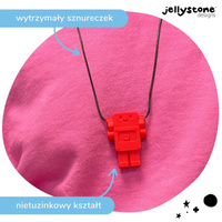 Wisiorek antystresowy Robot czerwony Jellystone Designs