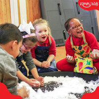 Zimpli Kids Sztuczny śnieg - zestaw do tworzenia kul śniegowych SnoBall Play 4 użycia 3+, OUTLET